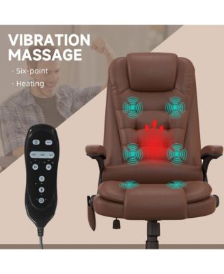 High-Back Vibration Massage Chair, Heating Office Chair,