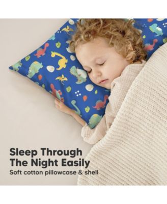 Toddler Pillow with Pillowcase, Small Pillow for Sleeping