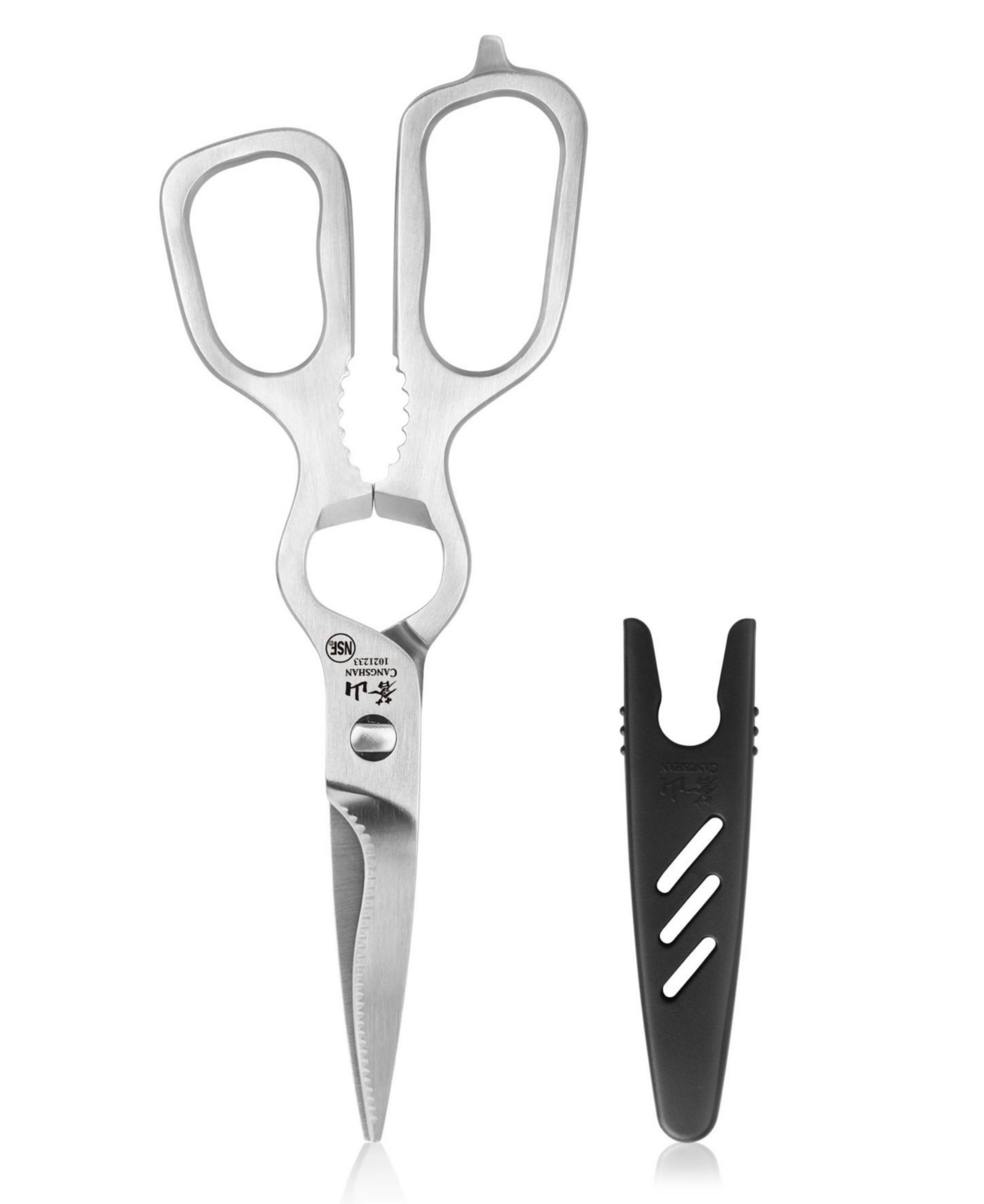 Cangshan Stainless Steel D Shape 9" Shears In Silver