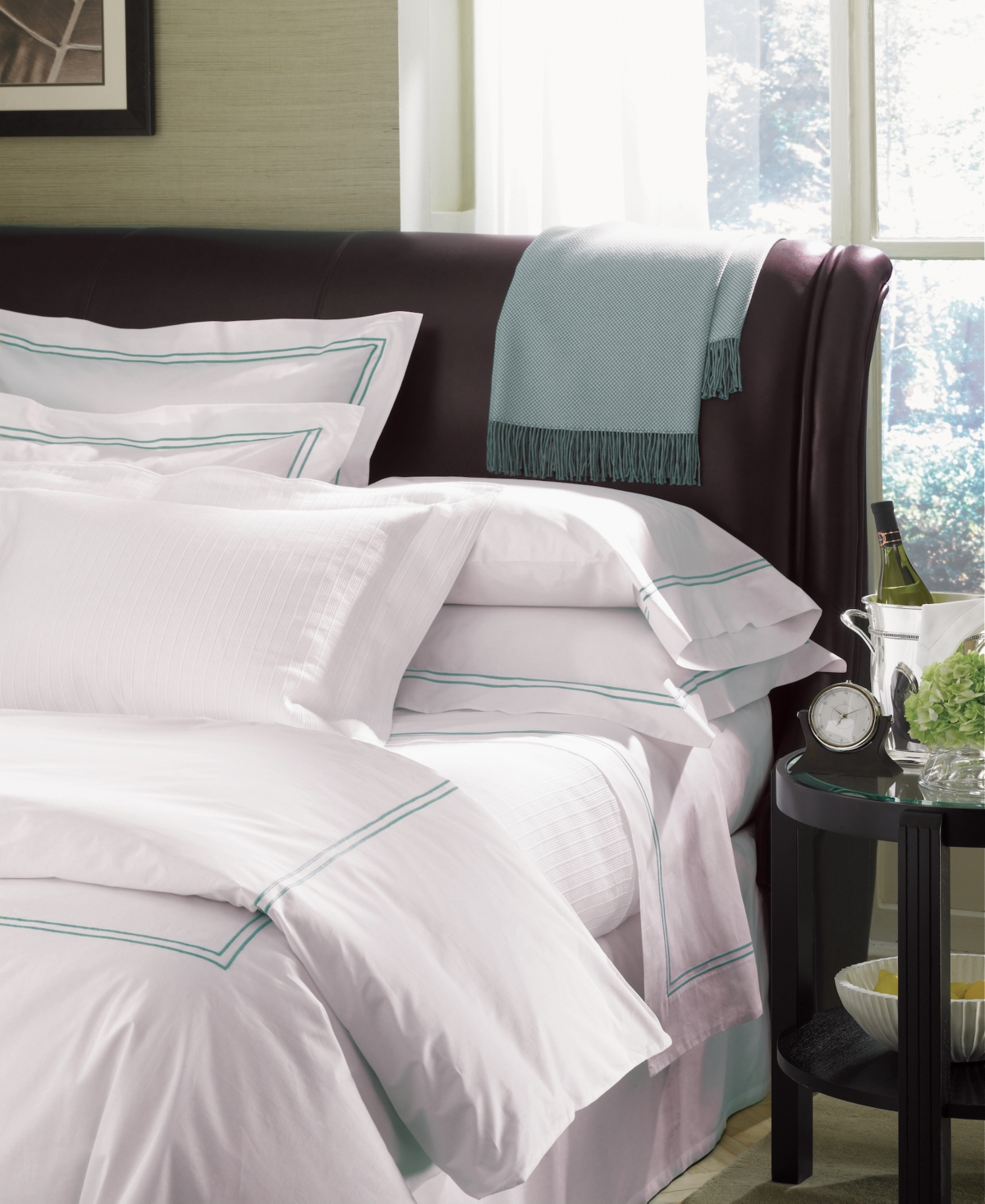 Sferra Grande Hotel Duvet Cover, Twin In White