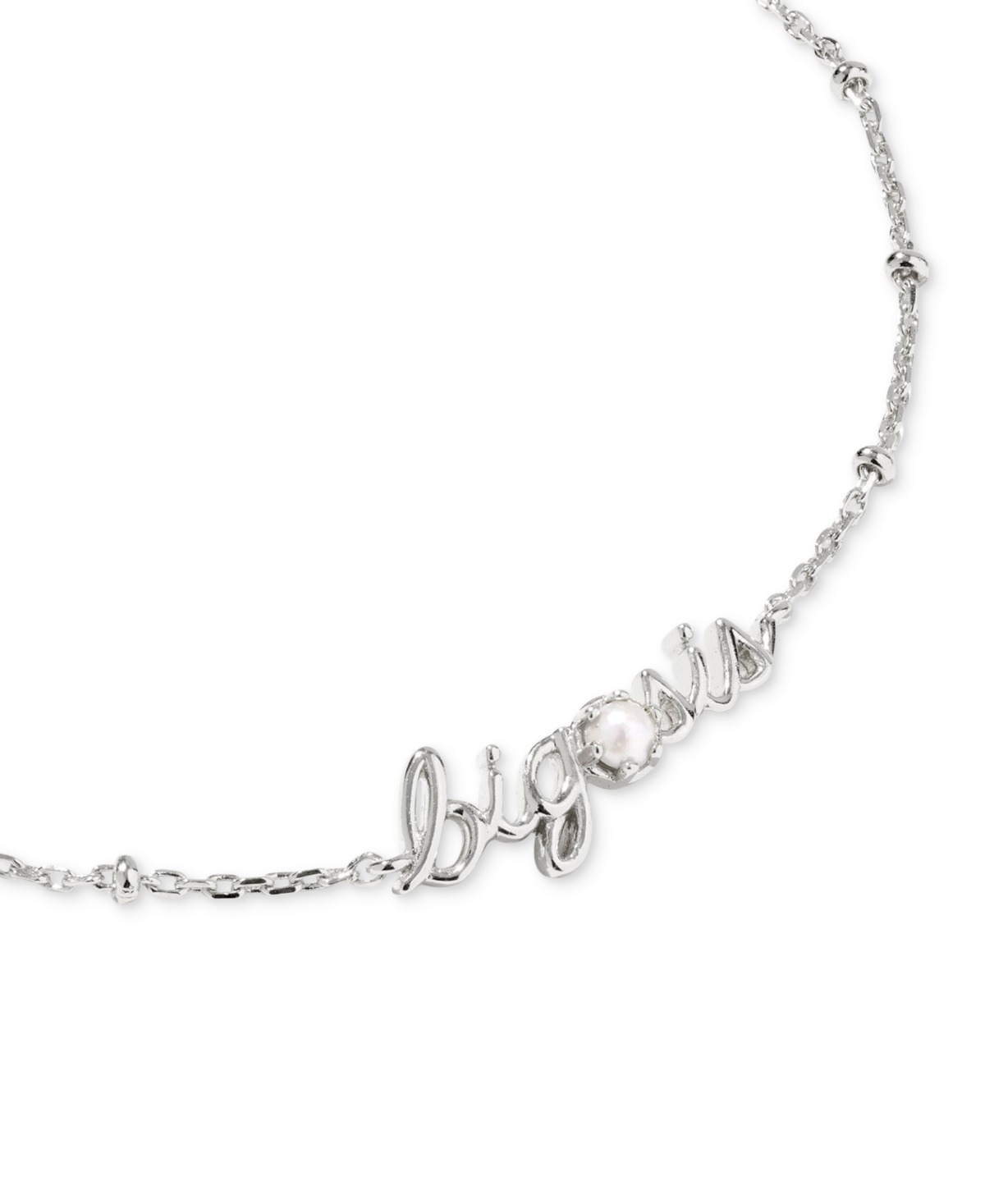 Kendra Scott Big Sis Delicate Chain Bracelet In White