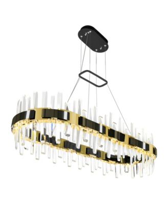 26" Metal Aya LED Integrated Chandelier
