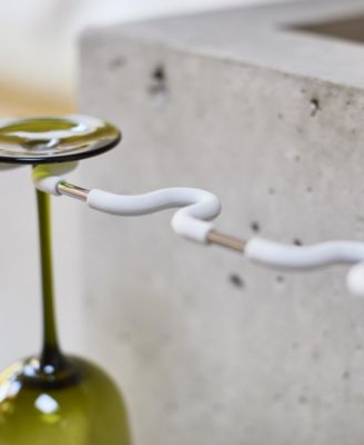 DrySmart Folding Wine Glass Drying Rack