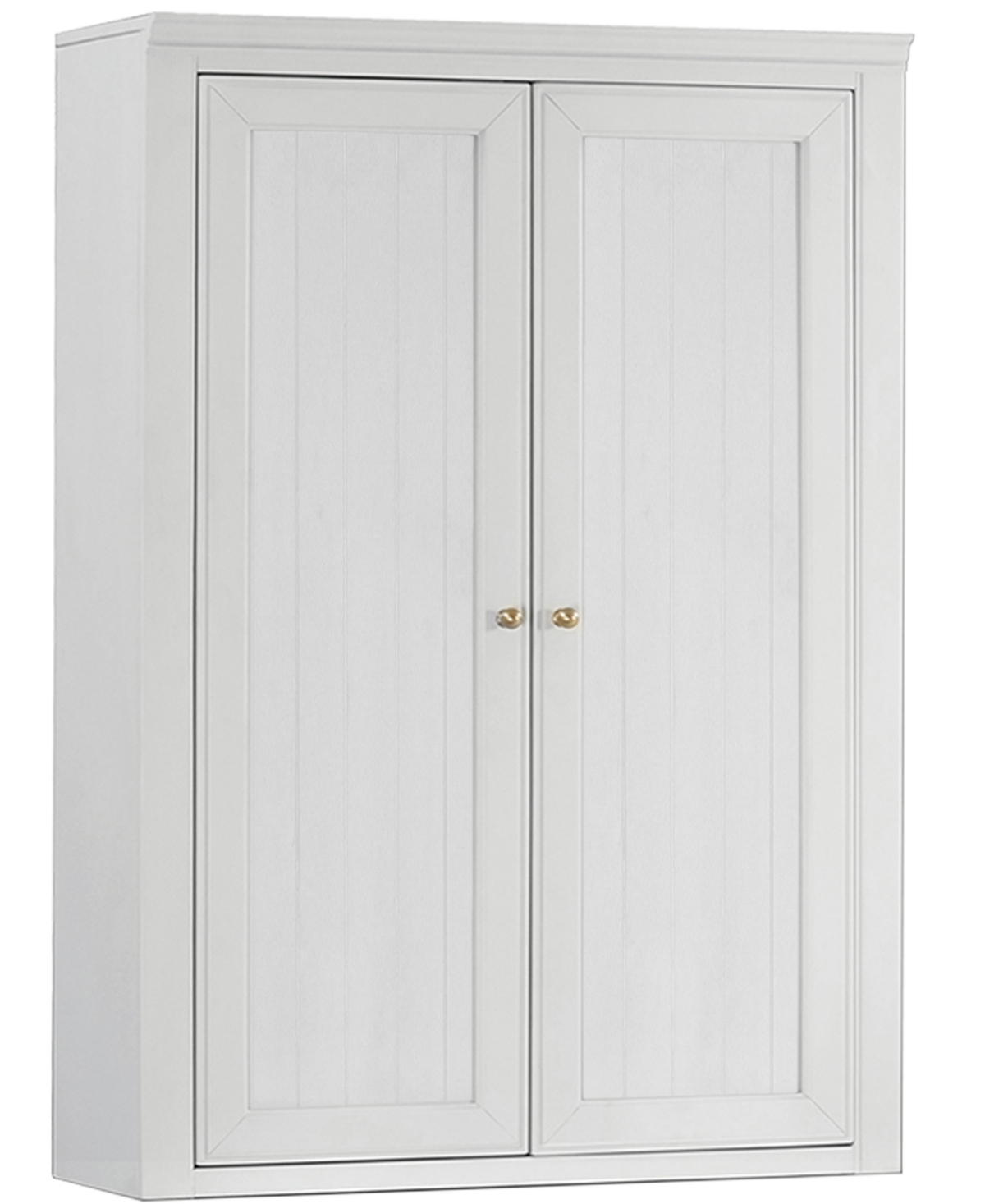 Macy's Furniture 47" Wooden Amren Door Hutch In White