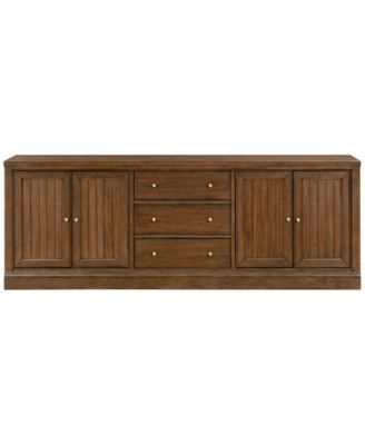 Amren 85" Wooden 4 Doors Console Table