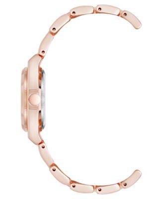 Women's Quartz Minimalist Rose Gold-Tone Metal Alloy Watch, 30mm