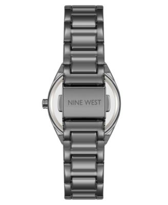 Women's Quartz Minimalist Gray Metal Alloy Watch, 30mm