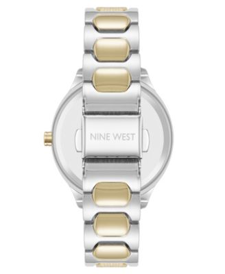 Women's Quartz Unique Silver-Tone and Gold-Tone Metal Alloy Watch, 33mm