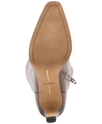 Women's Emmi Pointed-Toe Blade-Heel Knee-High Tall Dress Boots, Regular & Wide Calf