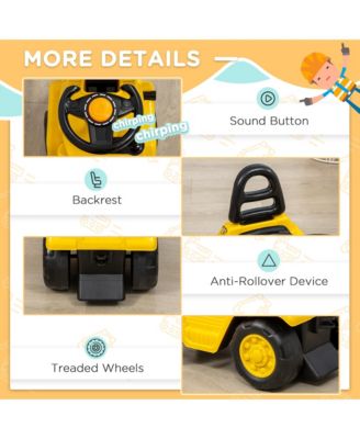 Sit and Scoot Ride-on Toy with Forklift Operation, for 3-4 Years Old