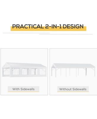 13' x 26' Heavy-duty Large Wedding Tent with Sidewalls,