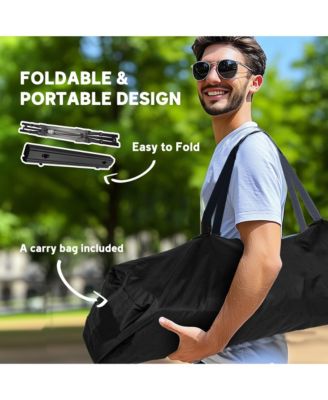 3ft Camping Table, Adjustable Height Small Folding Table,