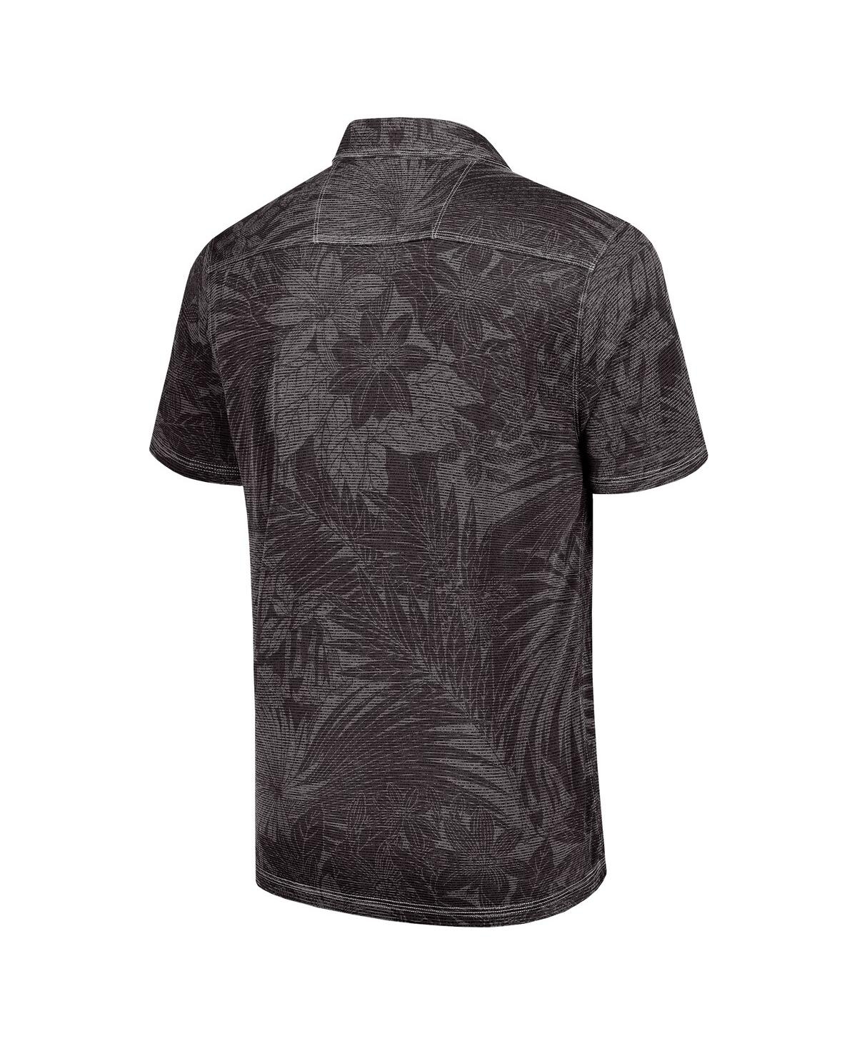 Tommy Bahama Men's Black Oregon Ducks Sport Santiago Paradise Polo Shirt In Black