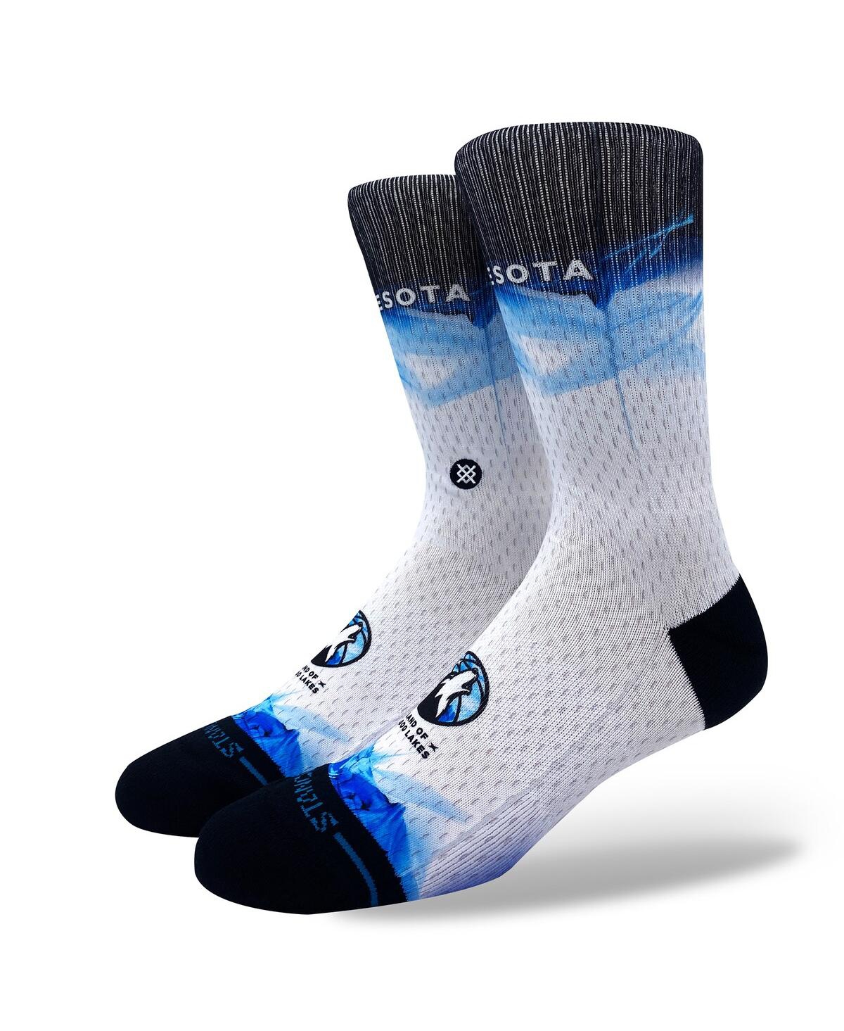 Men's and Women's Minnesota Timberwolves 2024/25 City Edition Crew Socks - White