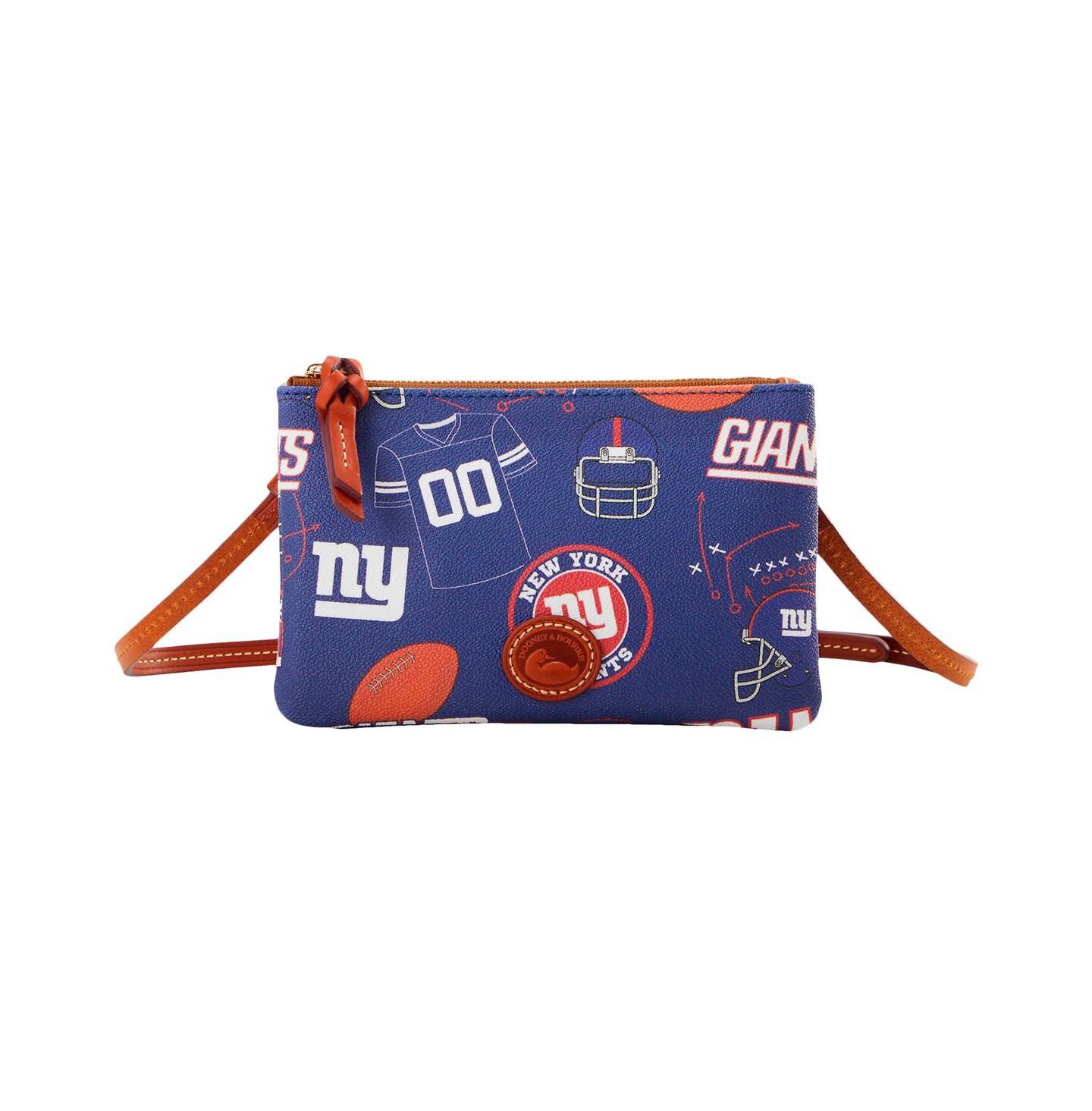 Женская сумка Dooney & Bourke New York Giants Top Zip Crossbody Purse — фото 1