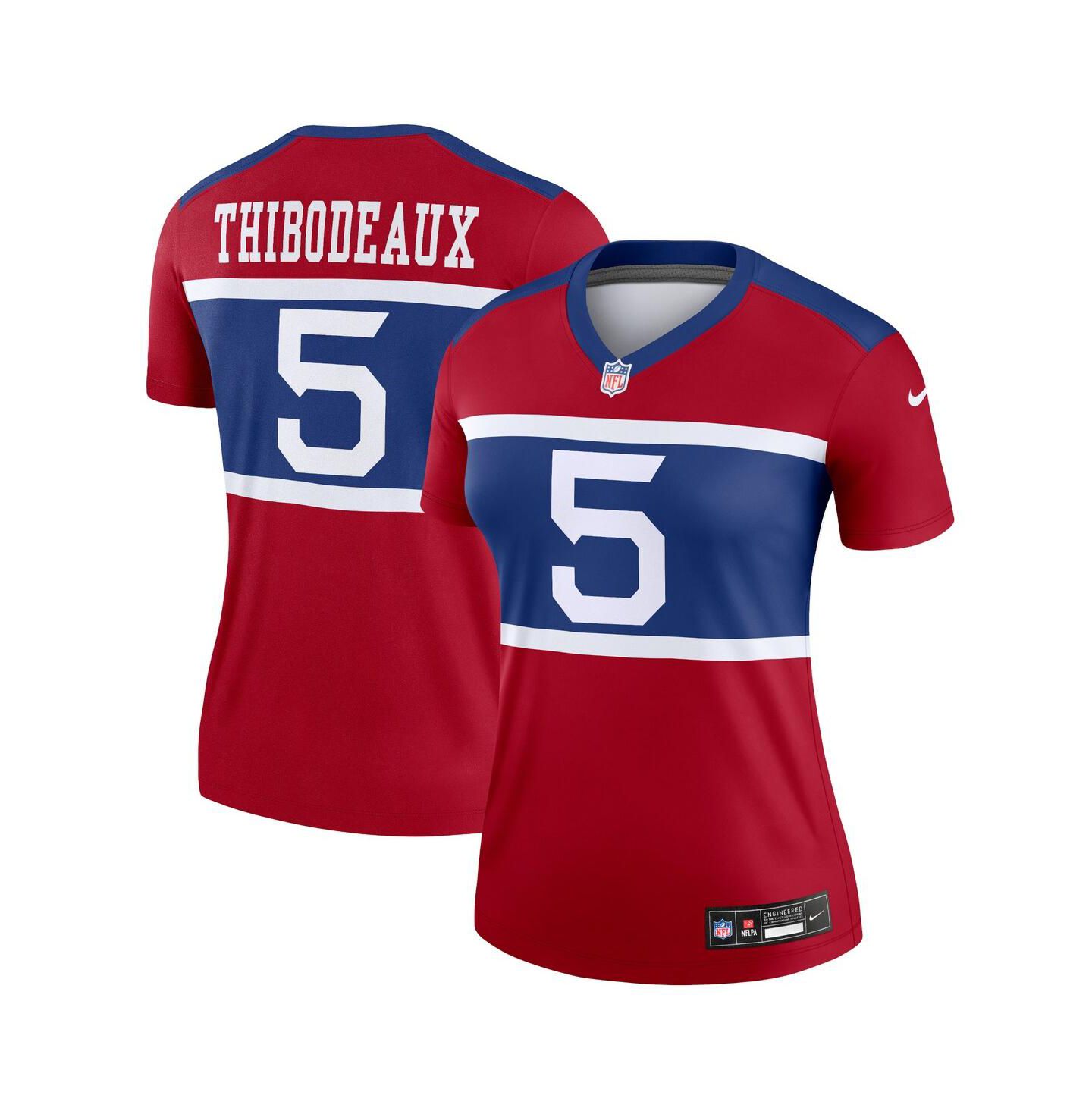 Женский топ Nike Kayvon Thibodeaux Red New York Giants Alternate Legend Player Performance — фото 1
