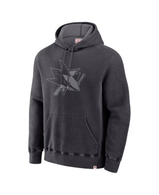 Men's Black San Jose Sharks Made in Canada Pullover Hoodie