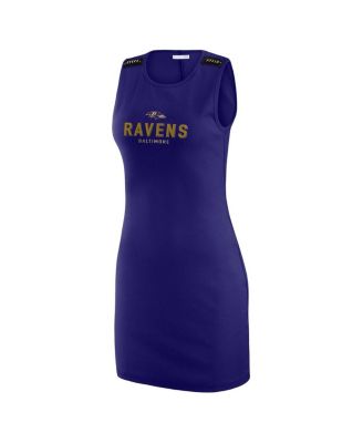Women's Purple Baltimore Ravens Ribbed Tank Dress