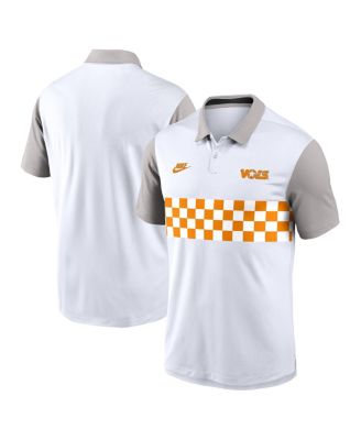 Nike - Men's White/Gray Tennessee Volunteers Athletic Prep Legacy Logo Vapor Performance Polo Shirt