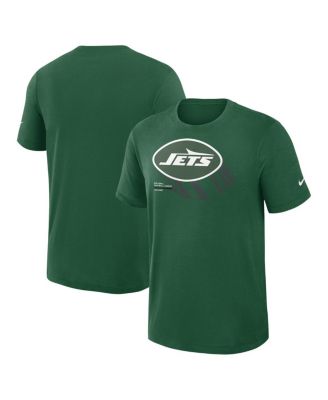 Nike - Men's Green New York Jets Left End Run Slub Performance T-Shirt