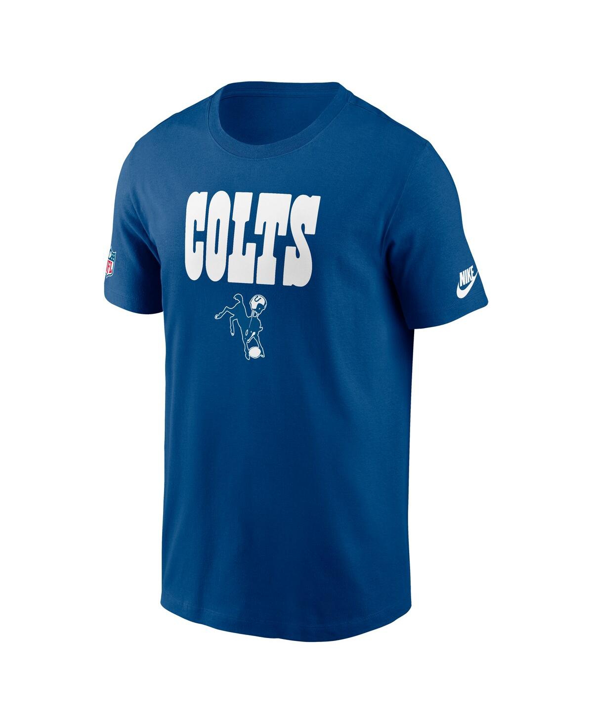 Nike Royal Indianapolis Colts Alt Pack Onside Conversion Performance T-shirt In Blue
