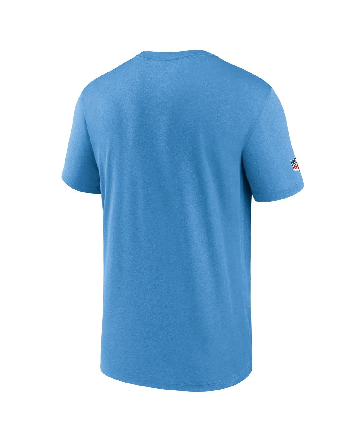 Nike Light Blue Tennessee Titans Sideline Alt Pack Small Logo Legend Performance T-shirt In Blue