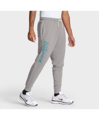 Nike - Men's Gray Miami Dolphins Sideline Ground Game Performance Taper Pants