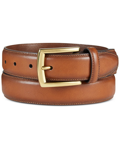 Club Room Men's Feather-Edge Belt, Only at Macy's - Accessories ...