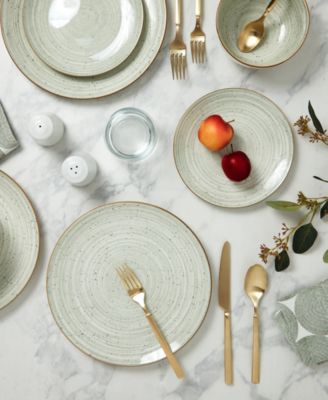 Speckled Sage 12 Pc. Dinnerware Set, Service for 4, Exclusively at Macy's