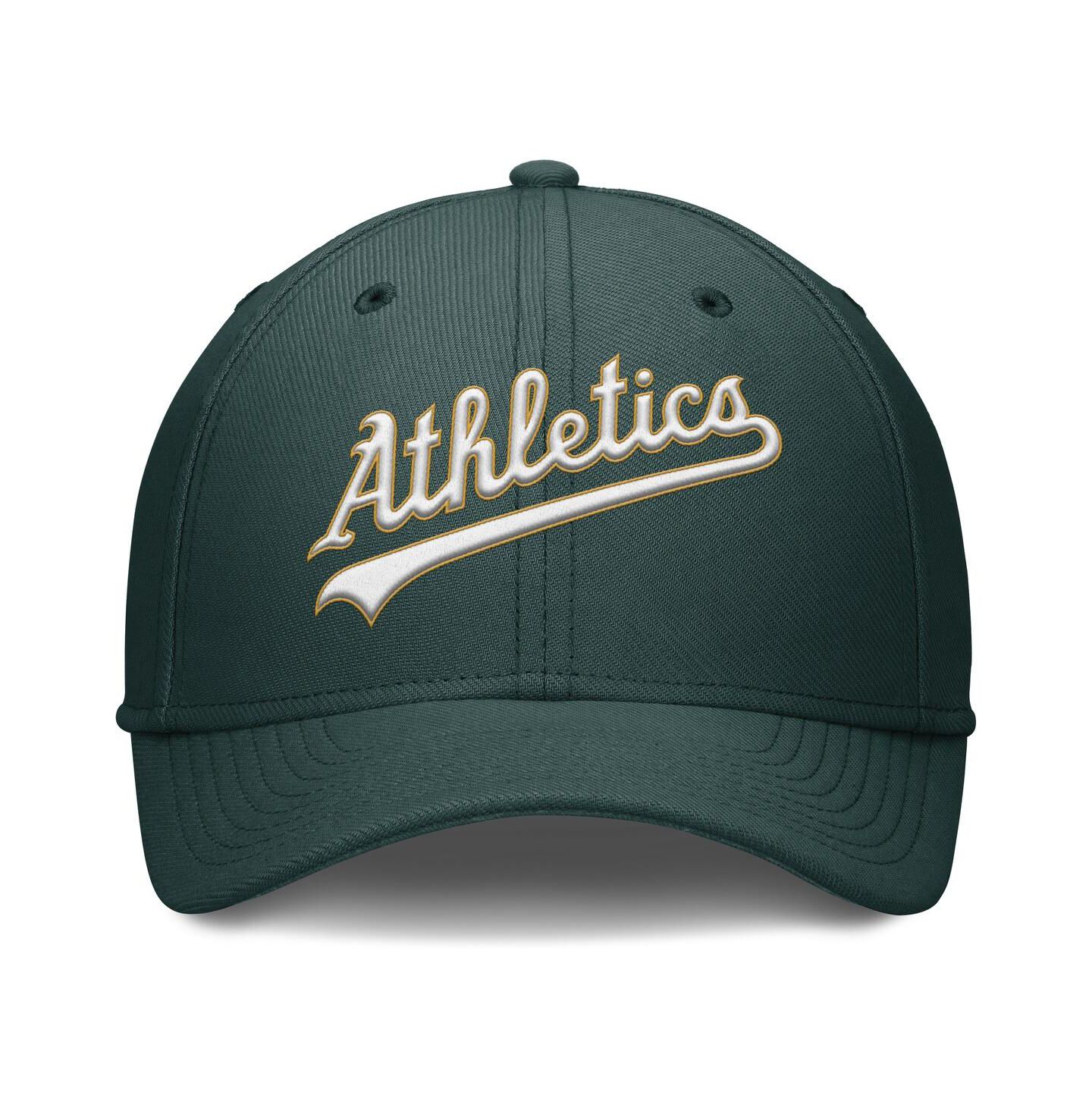 Мужская кепка Nike Green Athletics Rise Performance Flex Hat — фото 2
