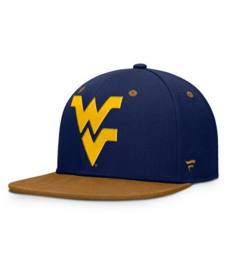 Fanatics - Men's Navy/Brown West Virginia Mountaineers Noboa Fitted Hat