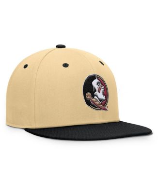 Men's Khaki/Black Florida State Seminoles Balance Fitted Hat
