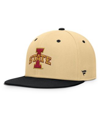 Fanatics - Men's Khaki/Black Iowa State Cyclones Balance Fitted Hat