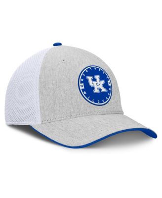 Men's Heather Gray/White Kentucky Wildcats Trigger Flex Hat