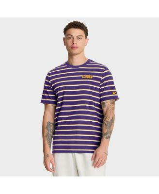 Nike - Men's Purple LSU Tigers Athletic Prep Legacy Summit Stripe T-Shirt