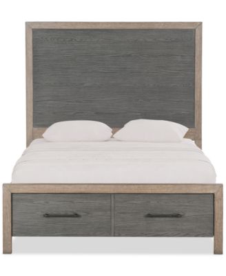 Portmore 3pc Queen Storage Set (Panel Bed, Chest & 2-Drawer Nightstand soft close drawers), Created for Macy's