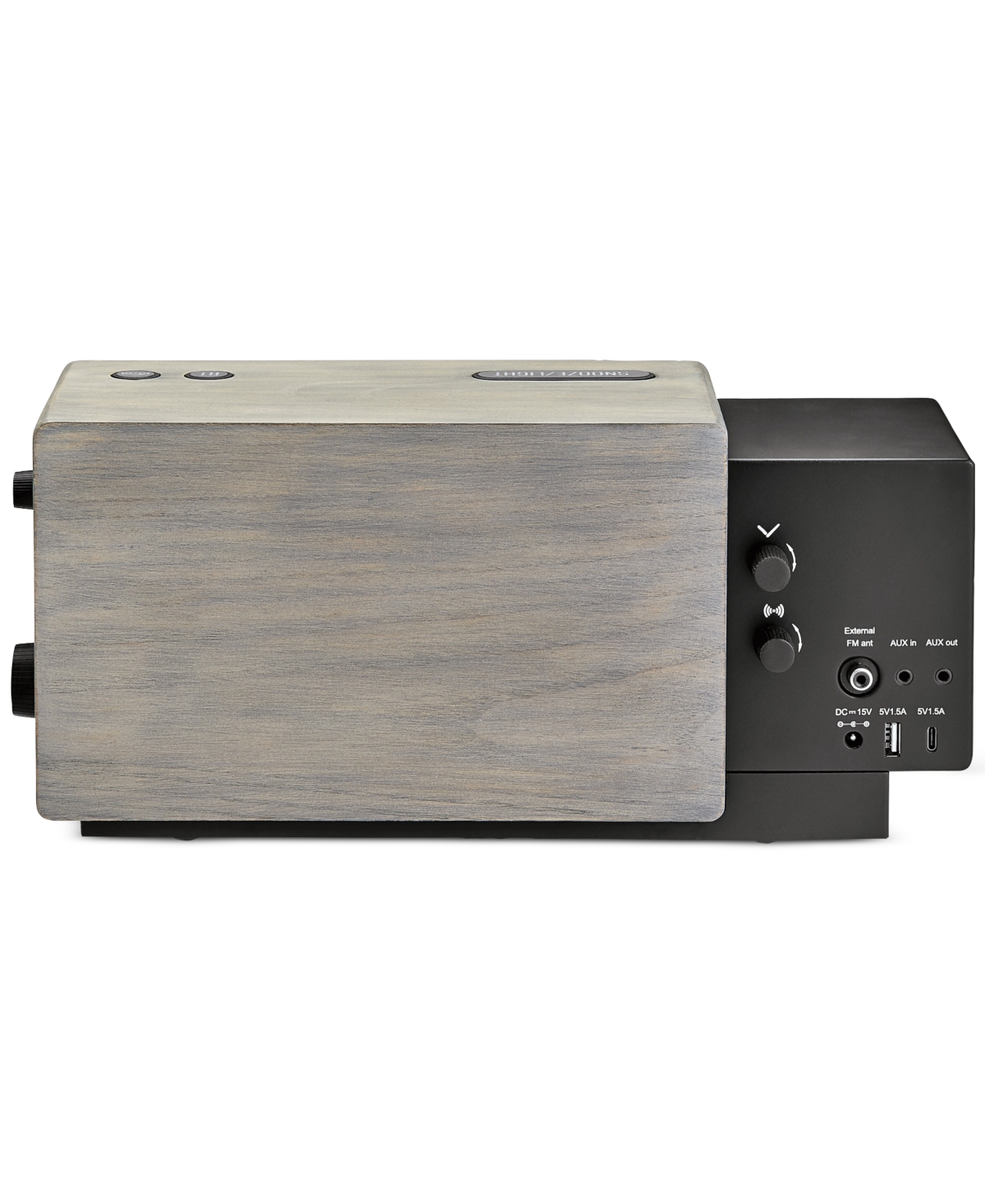 Bulova Precision Tone Silver Clock Radio