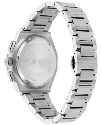 Men's Swiss Chronograph Edge Stainless Steel Bracelet Watch 42mm