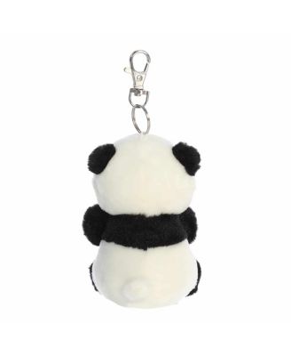 Mini Bamboo Panda Palm Pals Adorable Clip-On White 4"