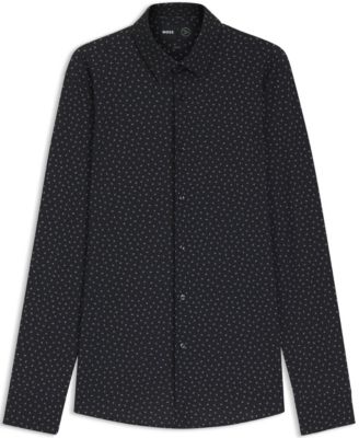 Men's Slim-Fit Performance-Stretch Dress Shirt