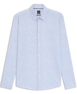 Men's Slim-Fit Cotton Blend Shirt