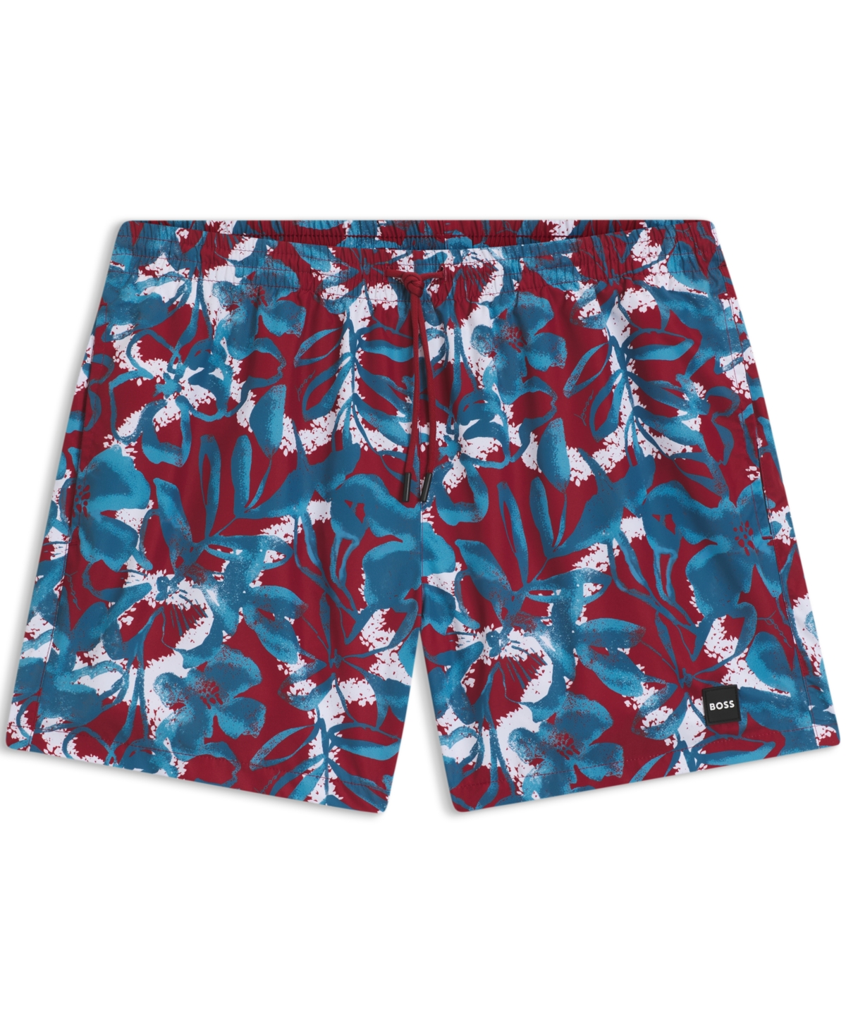 Boss by Hugo Men's Seasonal Print Fully Lined Swim Shorts