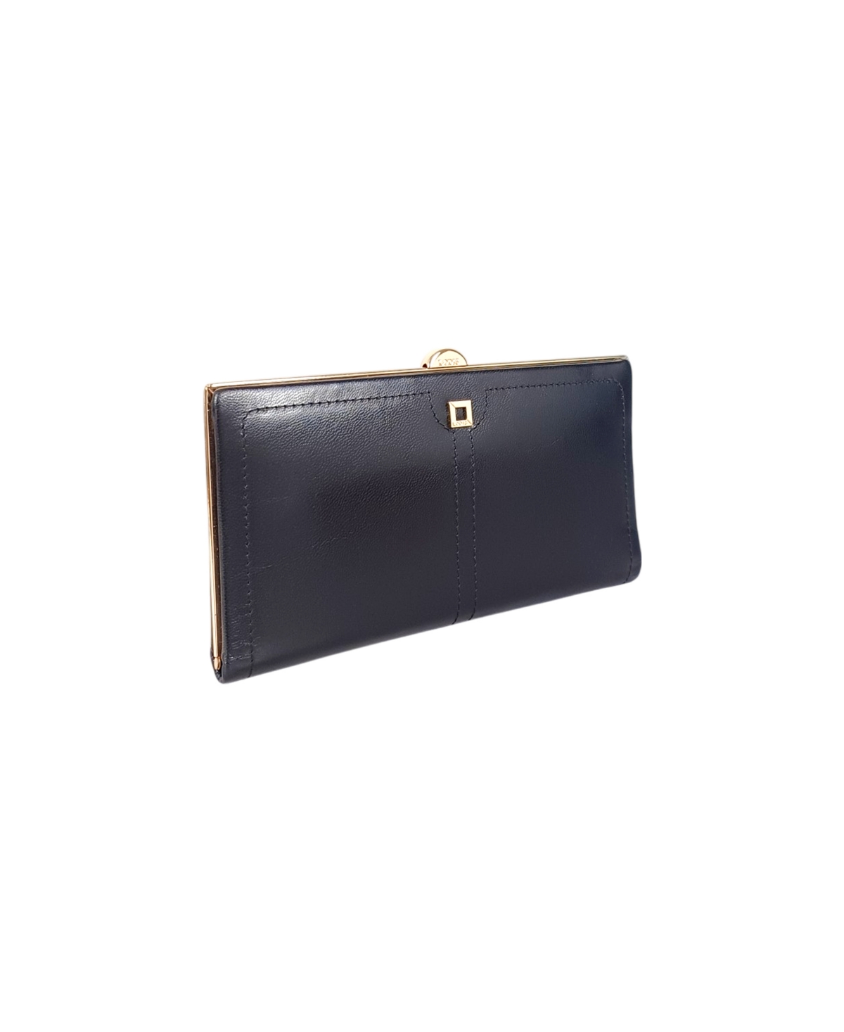 Lodis Glace Frame Lock Clutch In Black