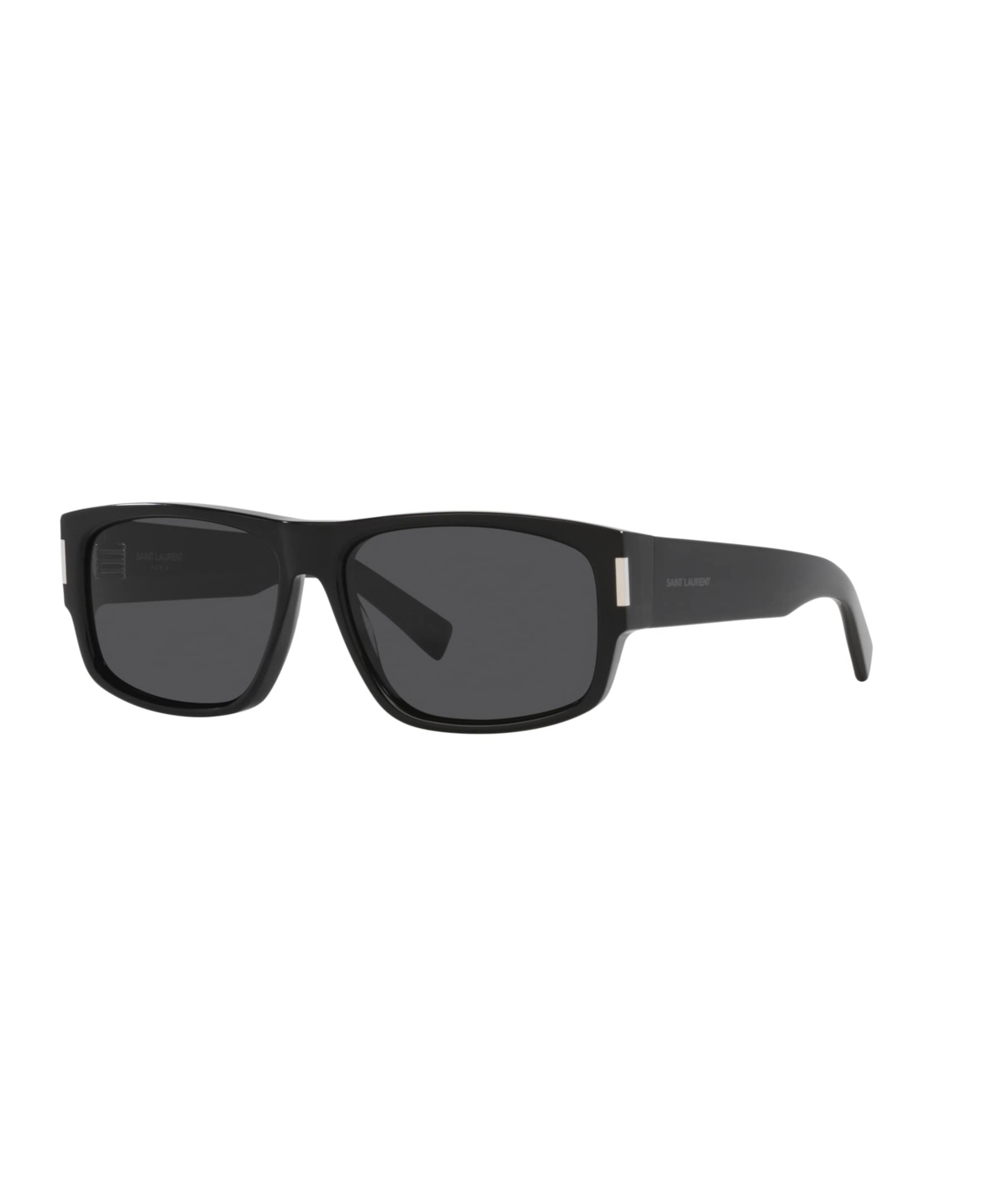 Saint Laurent Men's Rectangle Sunglasses, Sl 689 Ys000575 In Black