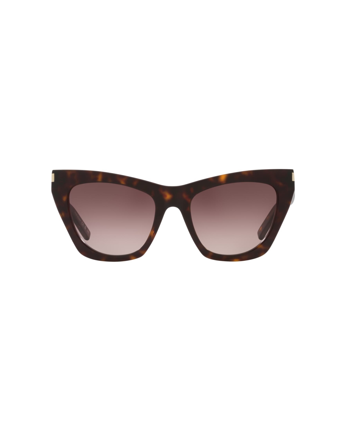 Saint Laurent Injected Sl 214 Kate Sunglasses In Brown
