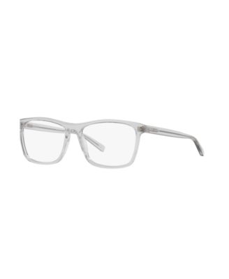 Saint Laurent Man Rectangle Plastic Sl 505 Eyeglasses - Gray