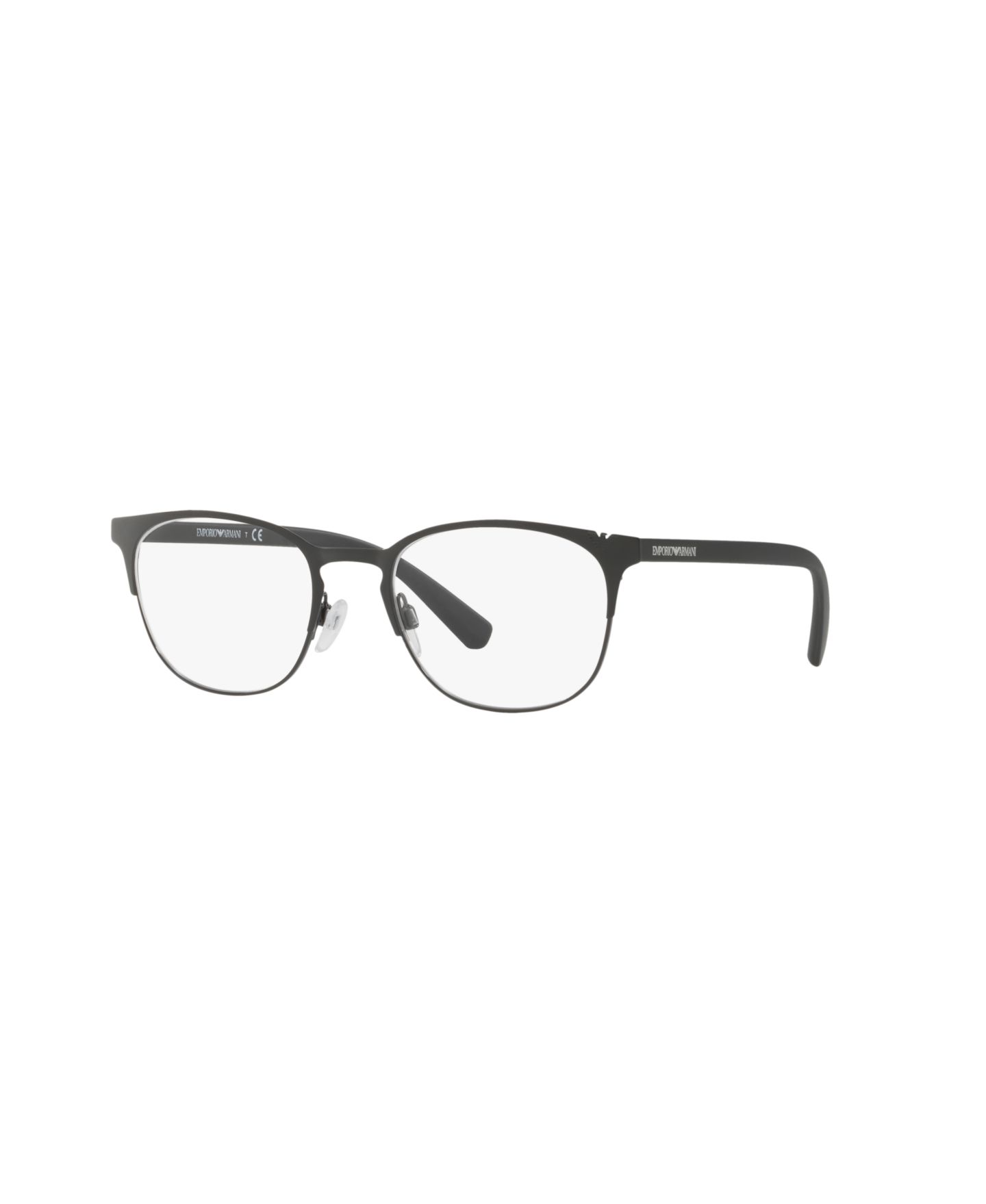 Мужские очки Emporio Armani Man Oval Metal EA1059 Eyeglasses, цвет: Матовый чёрный — фото 1