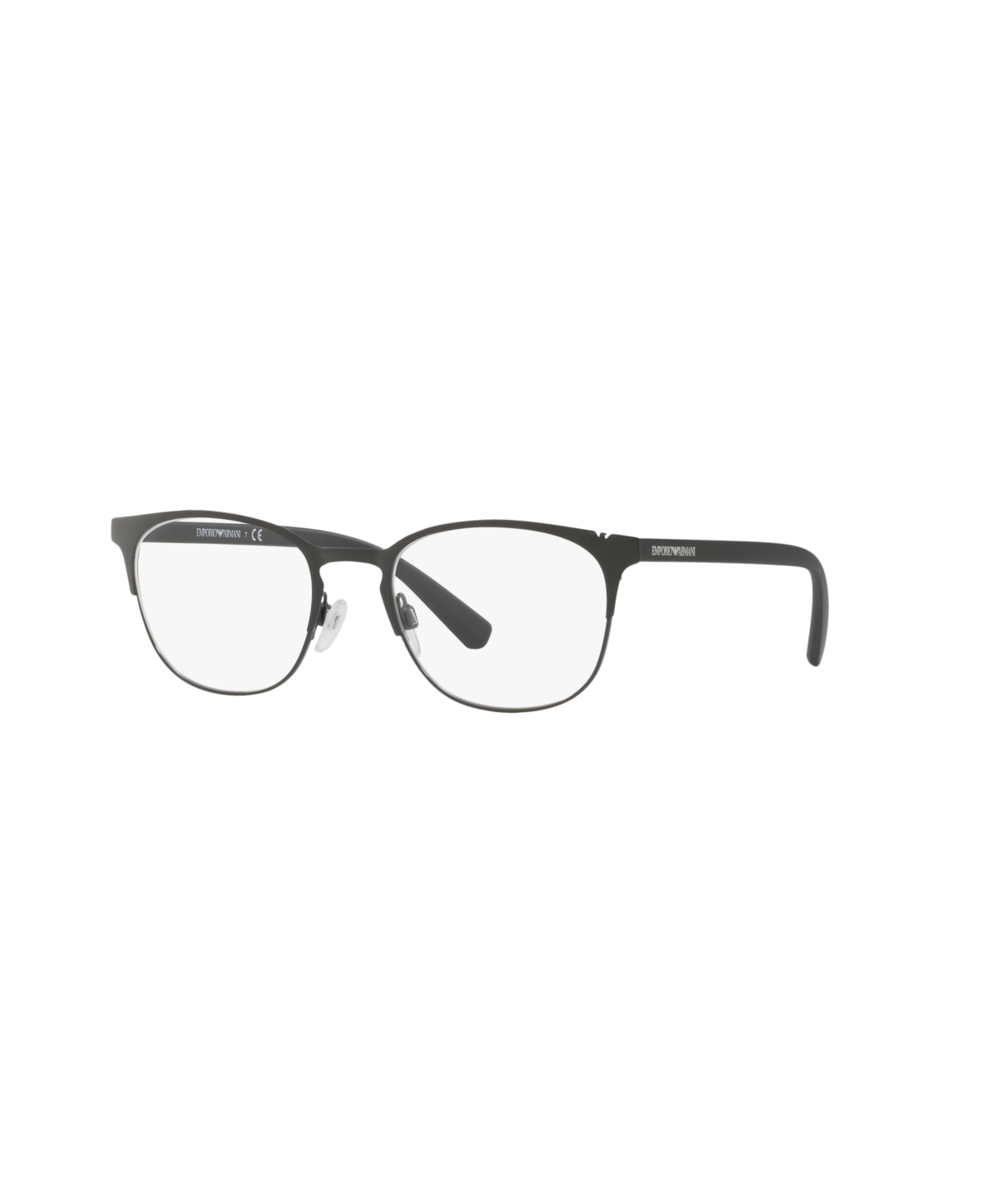 Emporio Armani Men's Oval Eyeglasses, Ea1059 In Black
