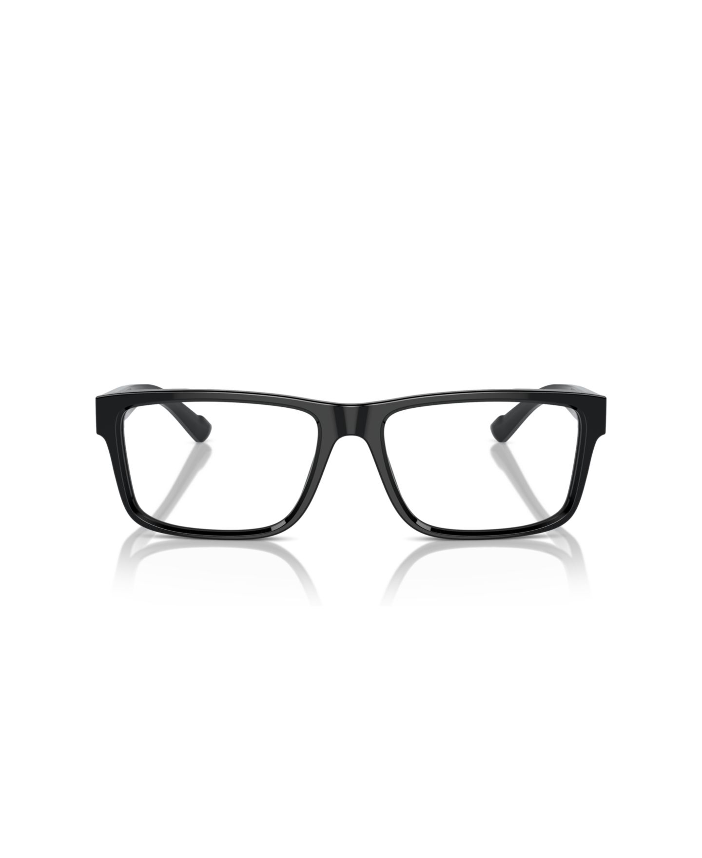 Мужские очки Scuderia Ferrari Ferrari Man Rectangle Plastic FH4001 Eyeglasses, цвет: Чёрный — фото 2