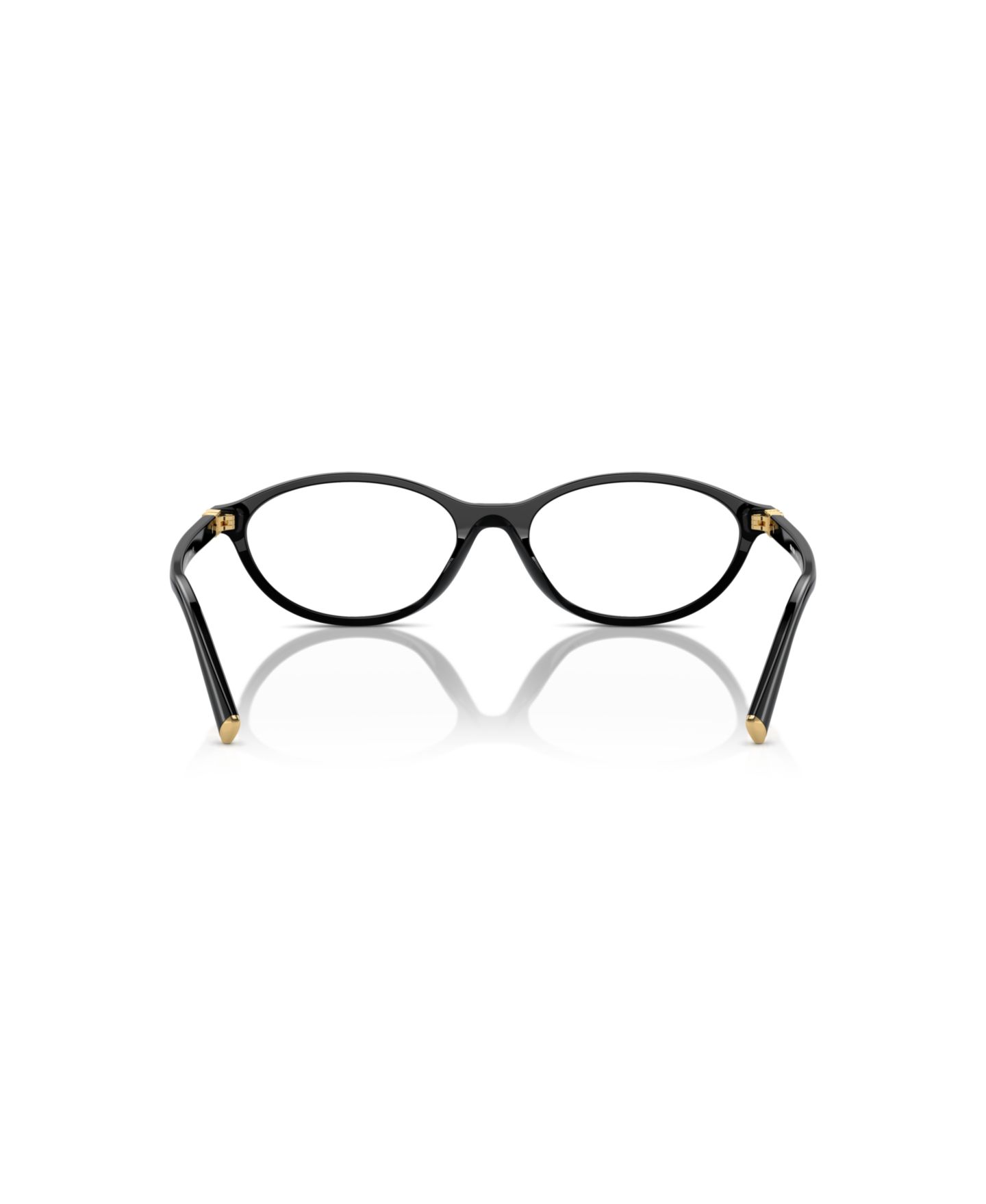 Женские очки MIU MIU Woman Oval Plastic MU 09XV Eyeglasses, цвет: Чёрный — фото 4